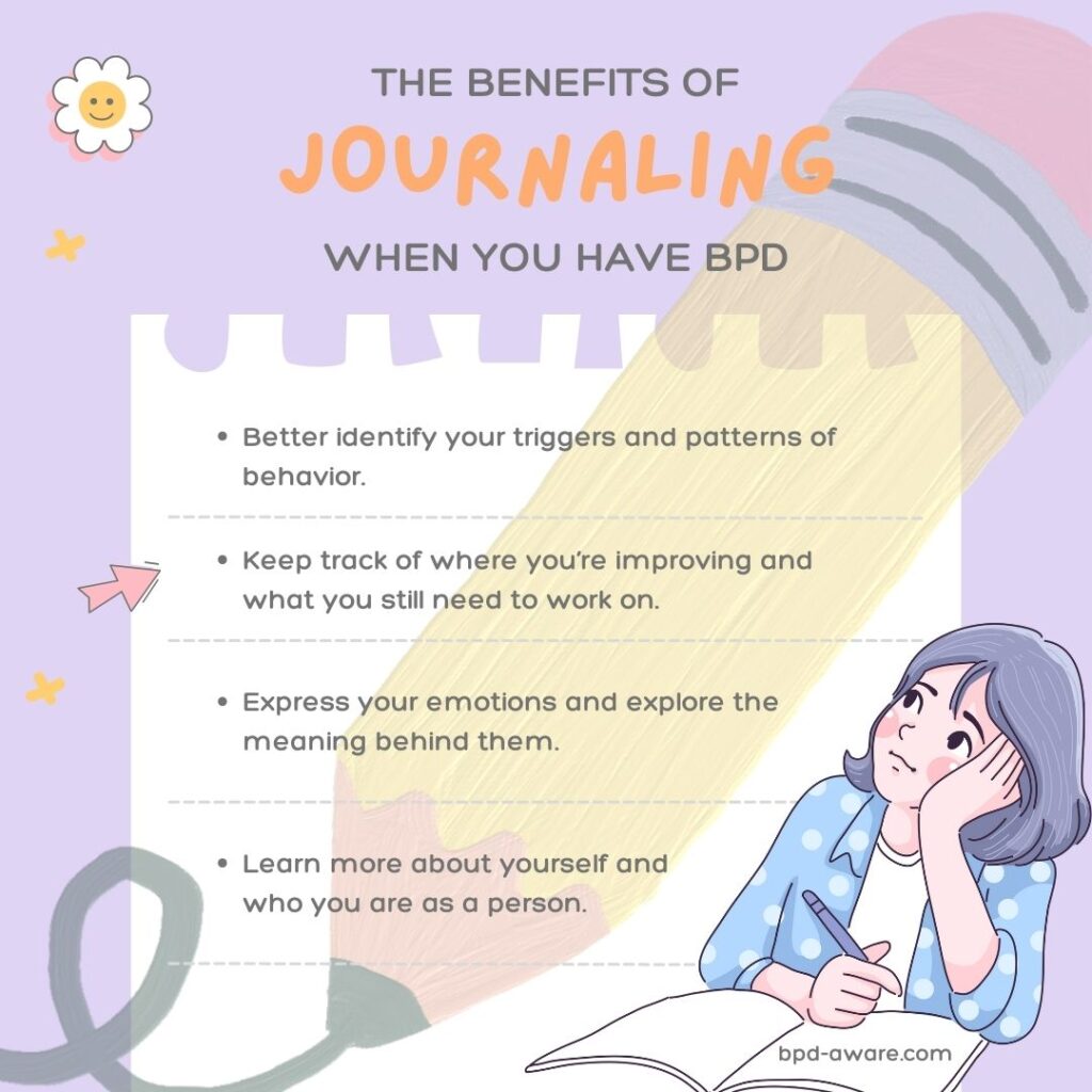 The benefits of journaling when you have BPD.