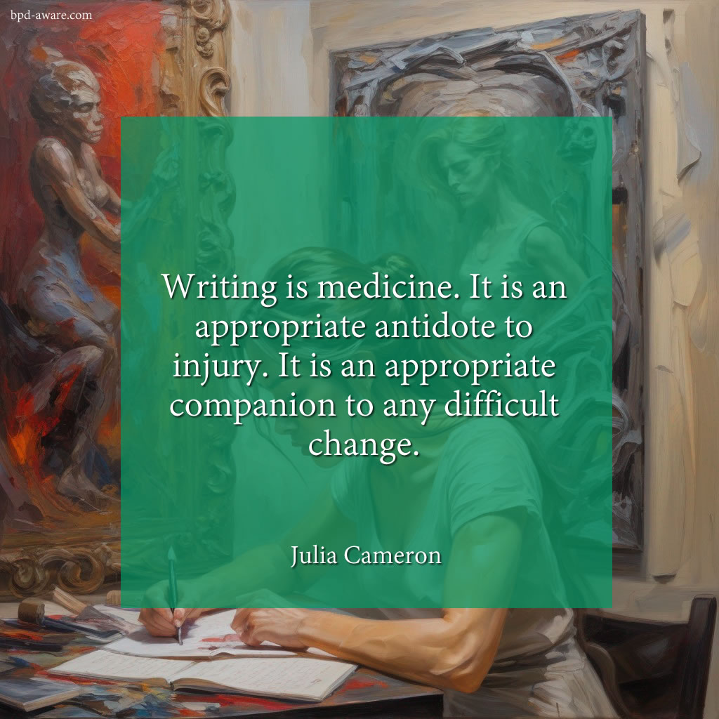 Writing is medicine.