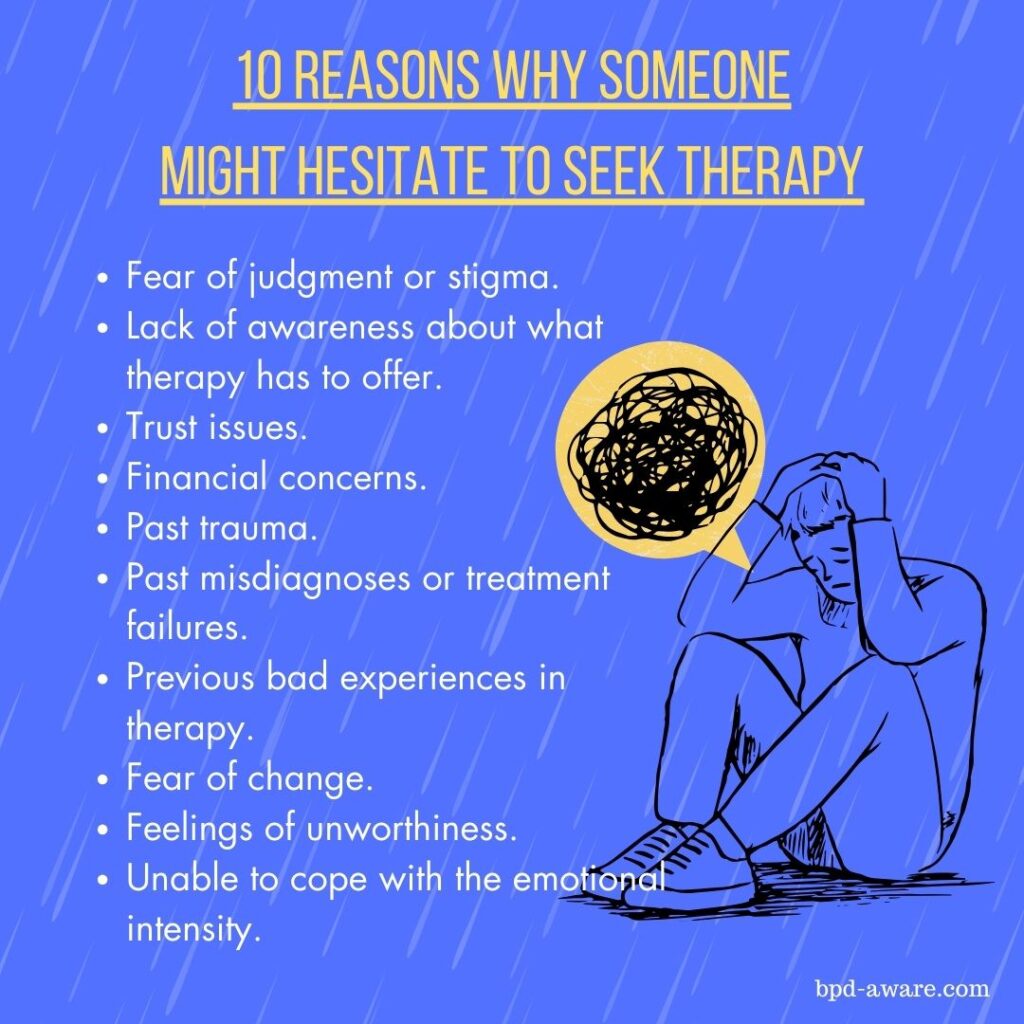 10 Reasons Why People with BPD Might Hesitate to Seek Therapy