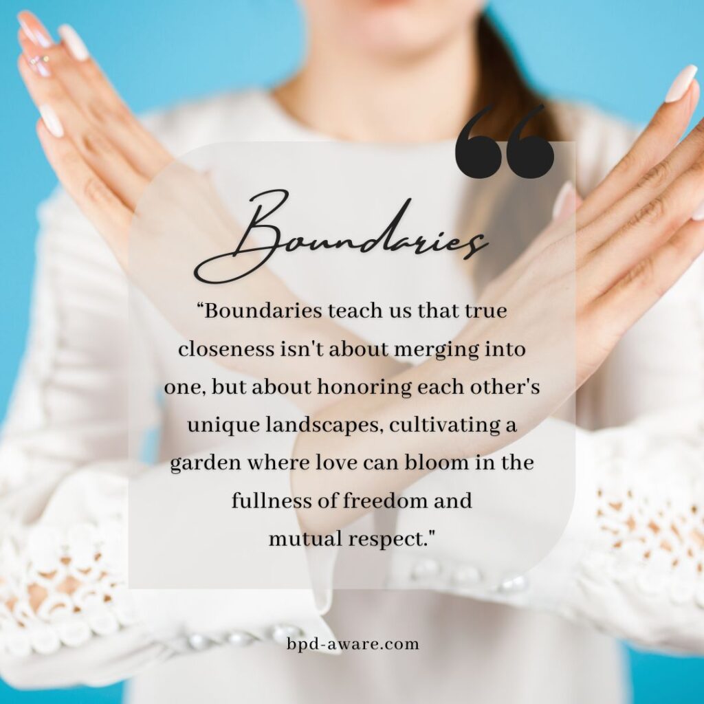 Boundaries teach us that true closeness isn't about merging into one.