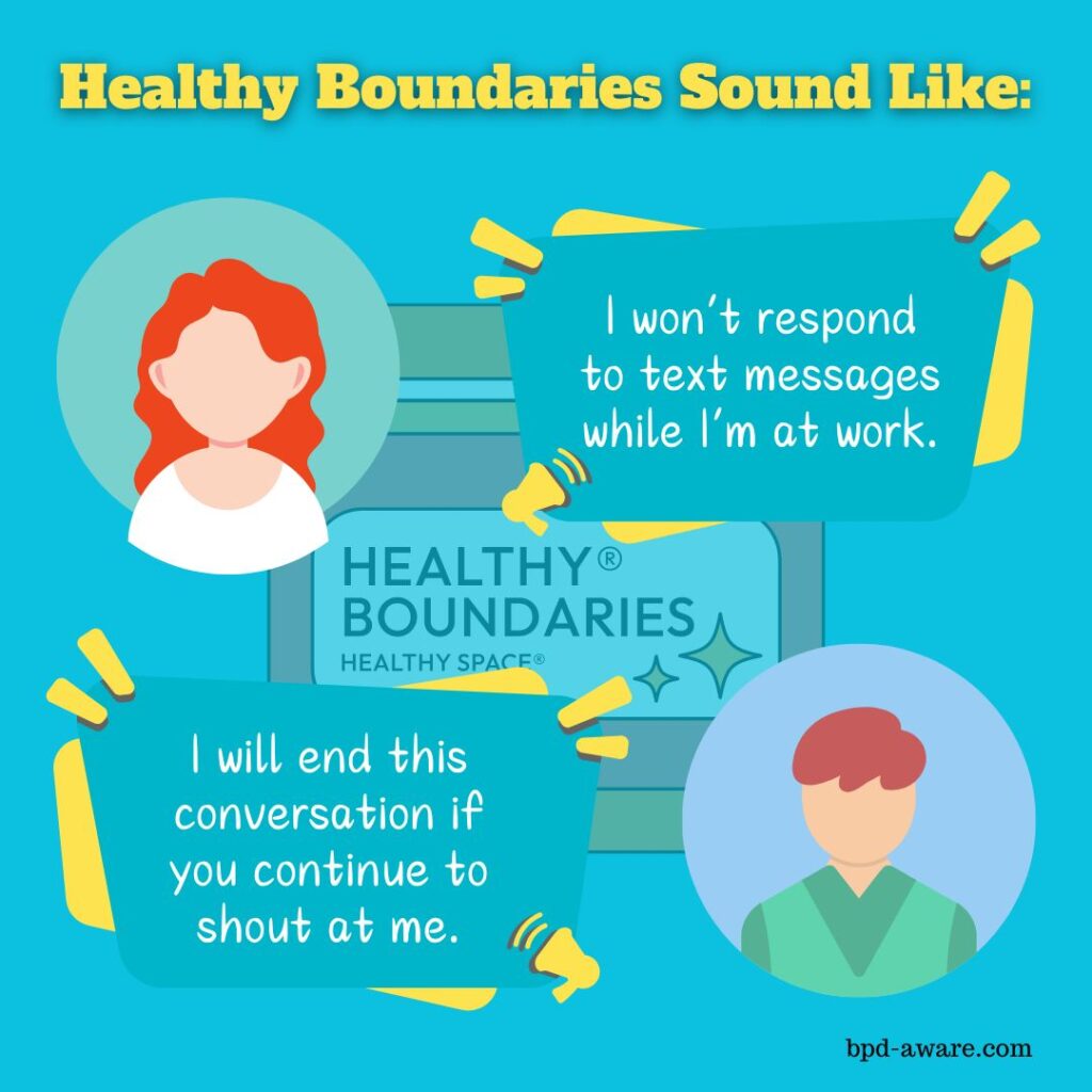 Here's what healthy boundaries sound like: