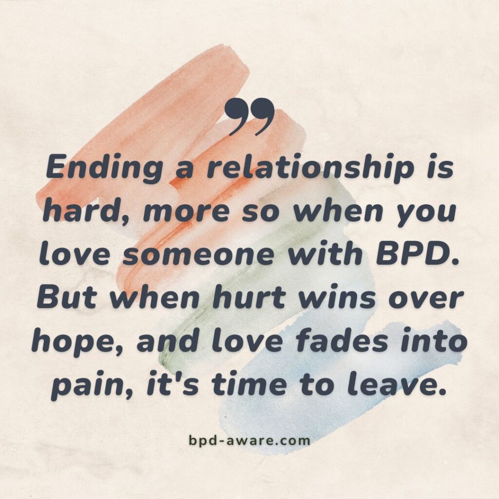Ending a BPD Relationship Quote
