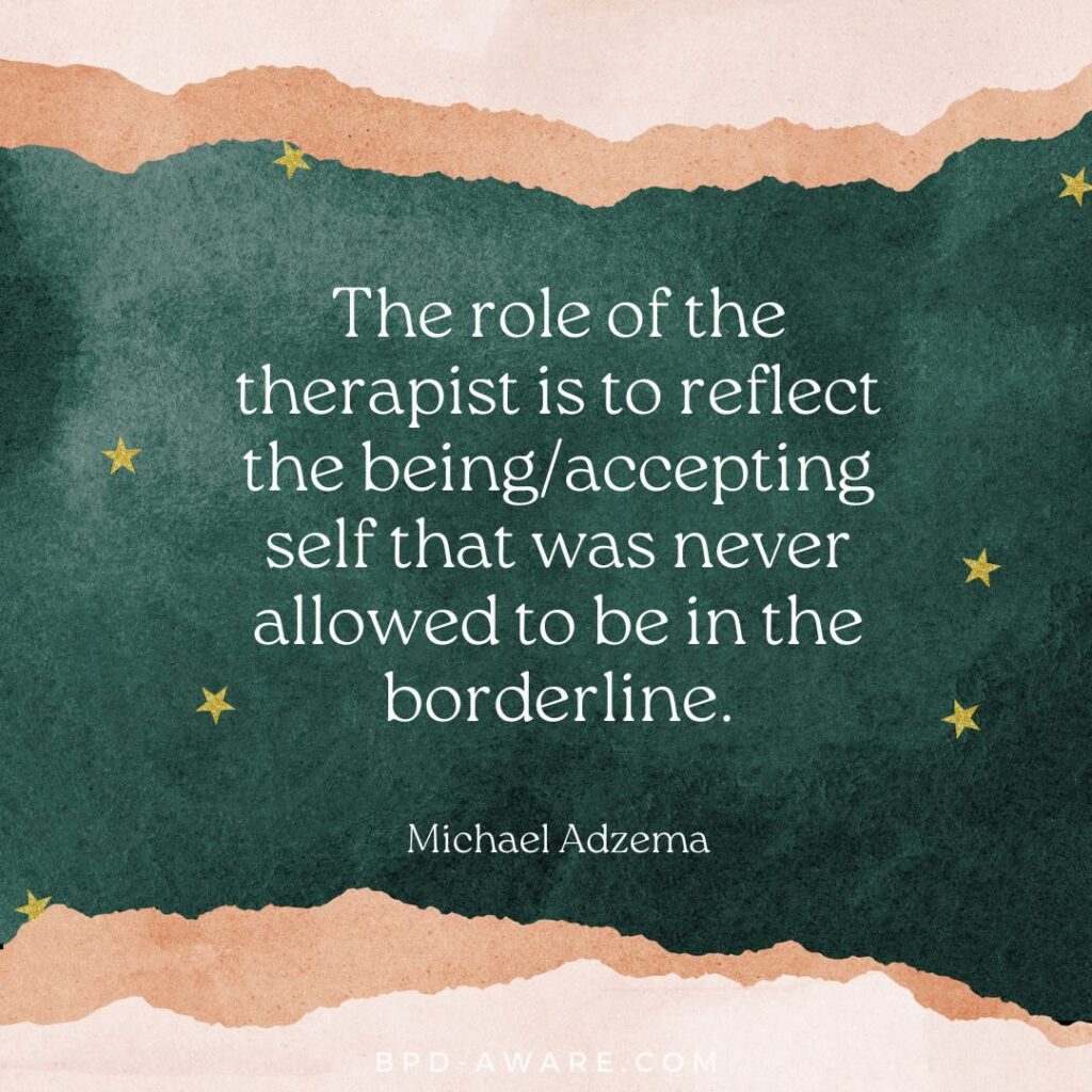 The Role of the Therapist Quote.