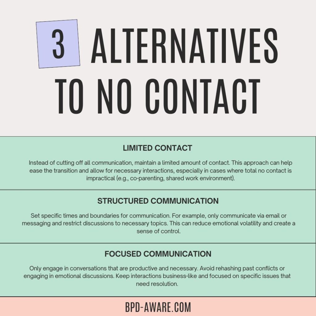 3 Alternatives To No Contact