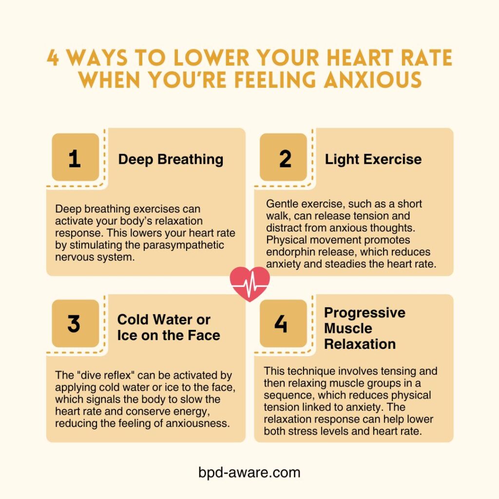 Lower Your Heart Rate When You're Feeling Anxious